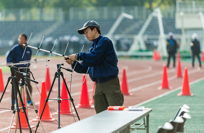 機材の動作テストを実施